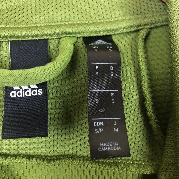 Adidas Hooded Sweatshirt Men's Sz Small ClimaWarm Pullover Kangaroo Pocket Green - Picture 2 of 12